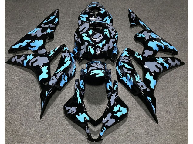 Online 2007-2008 Honda CBR600RR Fairings - Custom Camo Blue Online 2007-2008 Honda CBR600RR Fairings - Custom Camo Blue