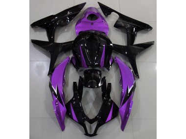 Online 2007-2008 Honda CBR600RR Fairings - Gloss Black & Purple