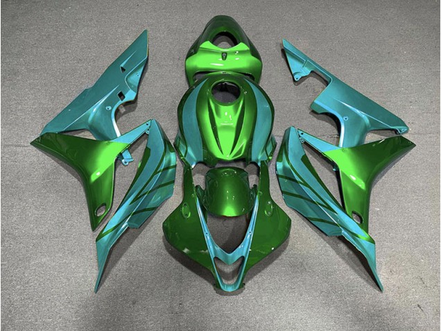 Online 2007-2008 Honda CBR600RR Fairings - Green & Teal