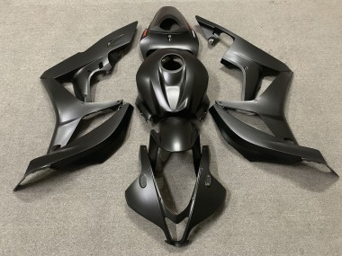 Online 2007-2008 Honda CBR600RR Fairings - Matte Black Red Decal
