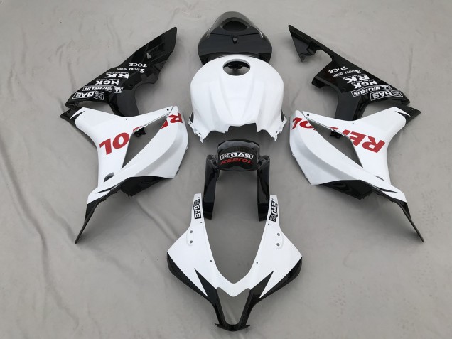 Online 2007-2008 Honda CBR600RR Fairings - Matte White & Red Repsol