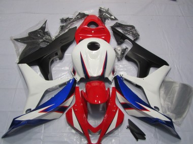 Online 2007-2008 Honda CBR600RR Fairings - OEM White Red Blue Style Design
