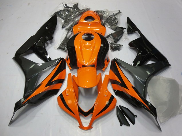 Online 2007-2008 Honda CBR600RR Fairings - Orange Grey and Black Online 2007-2008 Honda CBR600RR Fairings - Orange Grey and Black