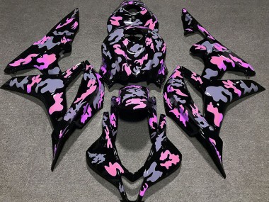 Online 2007-2008 Honda CBR600RR Fairings - Pink and Gray Camouflage