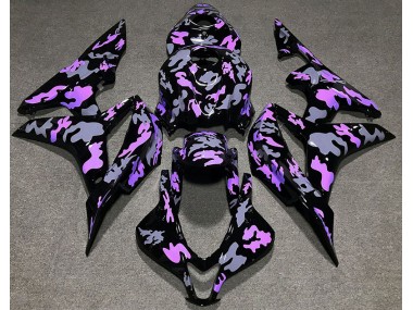 Online 2007-2008 Honda CBR600RR Fairings - Purple and Gray Camouflage
