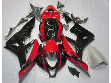 Online 2007-2008 Honda CBR600RR Fairings - Red and Black OEM Design
