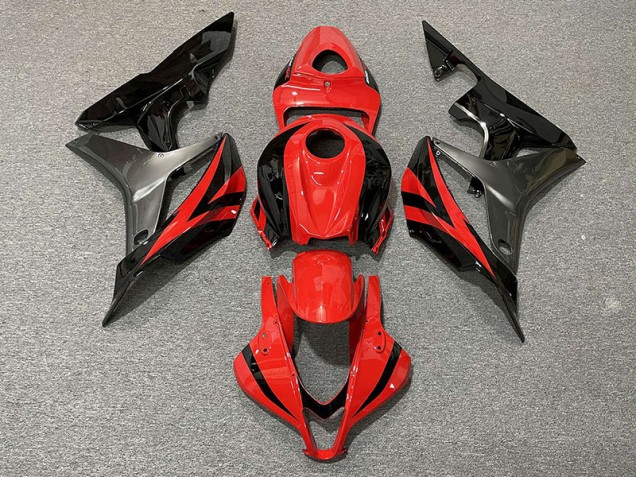 Online 2007-2008 Honda CBR600RR Fairings - Red OEM Style & Grey Online 2007-2008 Honda CBR600RR Fairings - Red OEM Style & Grey