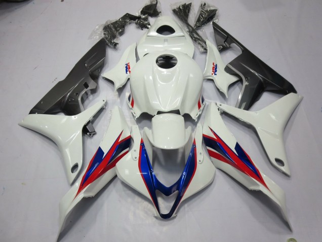 Online 2007-2008 Honda CBR600RR Fairings - White HRC Online 2007-2008 Honda CBR600RR Fairings - White HRC