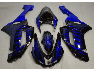 Online 2007-2008 Kawasaki ZX6R Fairings - Blue Flame