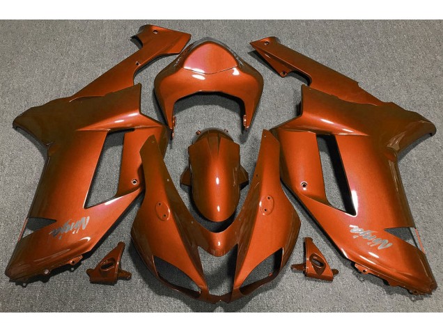 Online 2007-2008 Kawasaki ZX6R Fairings - Tiger Orange Online 2007-2008 Kawasaki ZX6R Fairings - Tiger Orange