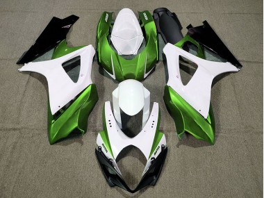 Online 2007-2008 Suzuki GSXR 1000 Fairings - Custom Design Green