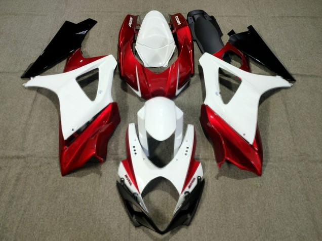 Online 2007-2008 Suzuki GSXR 1000 Fairings - Custom Design Red Online 2007-2008 Suzuki GSXR 1000 Fairings - Custom Design Red