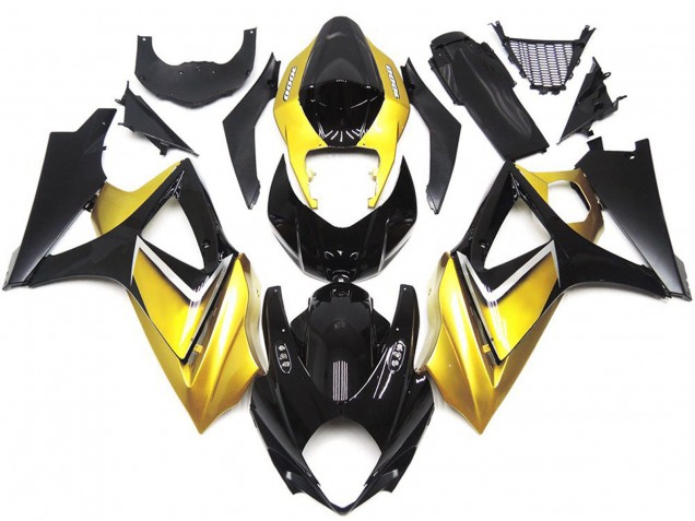 Online 2007-2008 Suzuki GSXR 1000 Fairings - Gold Yellow Custom OEM Style Online 2007-2008 Suzuki GSXR 1000 Fairings - Gold Yellow Custom OEM Style