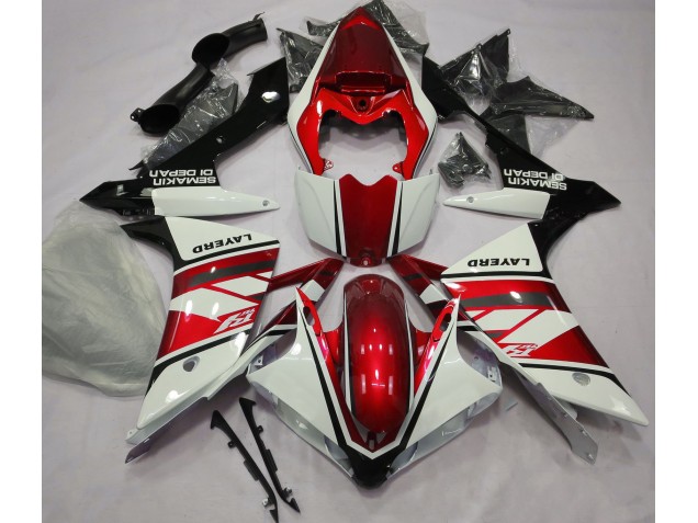 Online 2007-2008 Yamaha R1 Fairings - Gloss White and Red Online 2007-2008 Yamaha R1 Fairings - Gloss White and Red