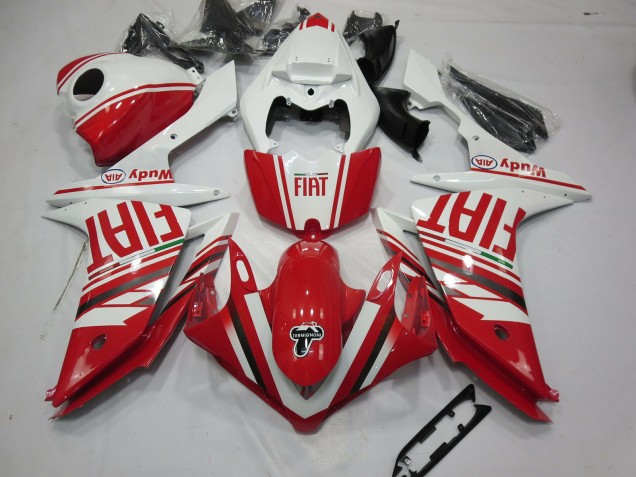 Online 2007-2008 Yamaha R1 Fairings - Red Fiat