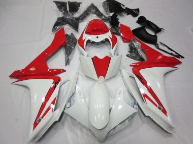 Online 2007-2008 Yamaha R1 Fairings - White Red custom