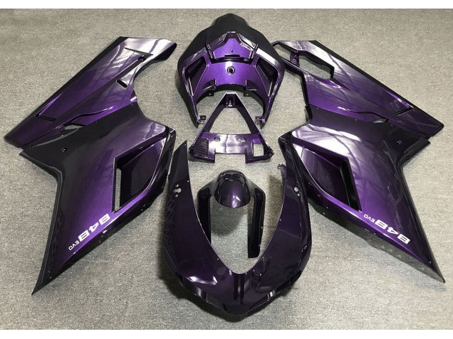 Online 2007-2012 Ducati 848 1098 1198 Fairings - Deep Purple