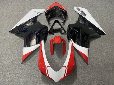 Online 2007-2012 Ducati 848 1098 1198 Fairings - Gloss Red White and Black