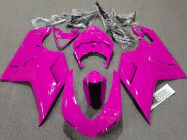 Online 2007-2012 Ducati 848 1098 1198 Fairings - Plain Gloss Pink