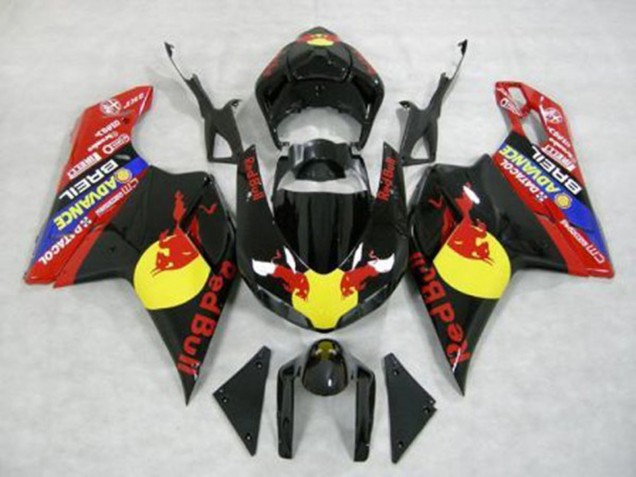 Online 2007-2012 Ducati 848 1098 1198 Fairings - Red Bull Online 2007-2012 Ducati 848 1098 1198 Fairings - Red Bull