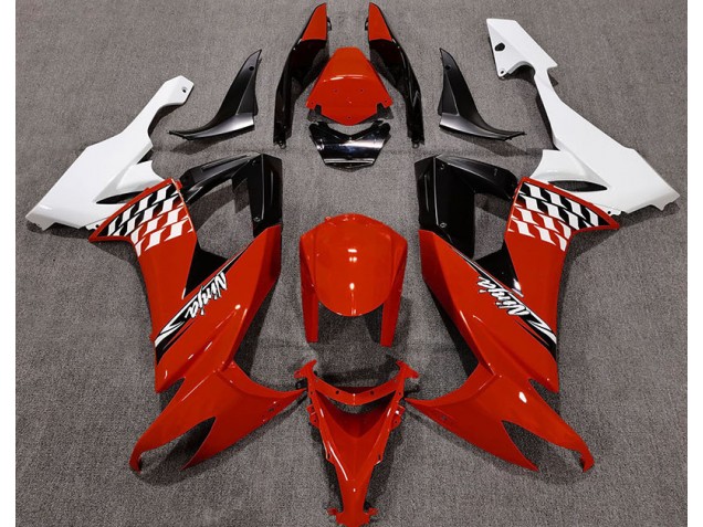 Online 2008-2010 Kawasaki ZX10R Fairings - Gloss Red and White Online 2008-2010 Kawasaki ZX10R Fairings - Gloss Red and White