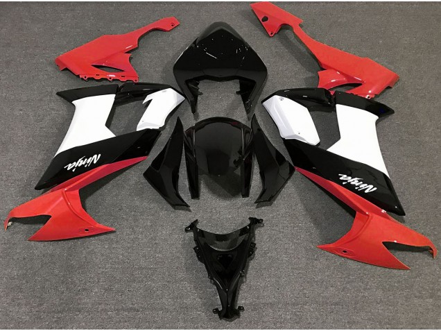 Online 2008-2010 Kawasaki ZX10R Fairings - Gloss Red Black and White