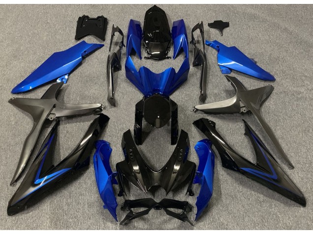 Online 2008-2010 Suzuki GSXR 600-750 Fairings - Blue Green Logo