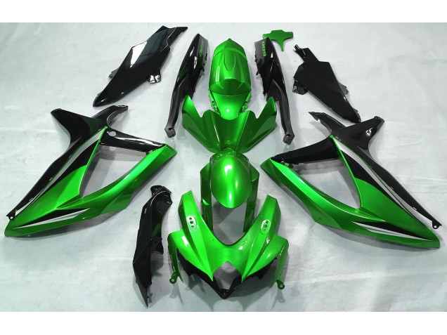 Online 2008-2010 Suzuki GSXR 600-750 Fairings - Gloss Green Online 2008-2010 Suzuki GSXR 600-750 Fairings - Gloss Green