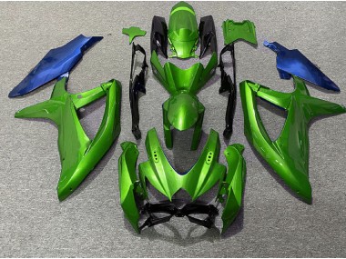 Online 2008-2010 Suzuki GSXR 600-750 Fairings - Green and Blue