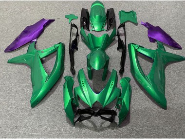 Online 2008-2010 Suzuki GSXR 600-750 Fairings - Green and Purple