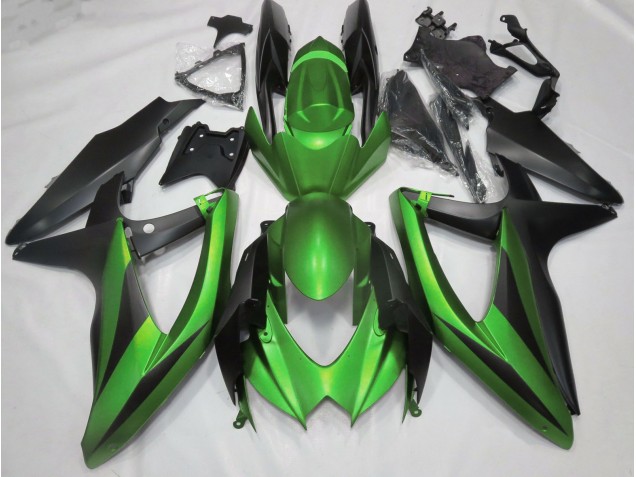 Online 2008-2010 Suzuki GSXR 600-750 Fairings - Matte Green No R Online 2008-2010 Suzuki GSXR 600-750 Fairings - Matte Green No R
