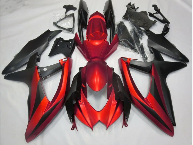Online 2008-2010 Suzuki GSXR 600-750 Fairings - Matte Red No R Online 2008-2010 Suzuki GSXR 600-750 Fairings - Matte Red No R