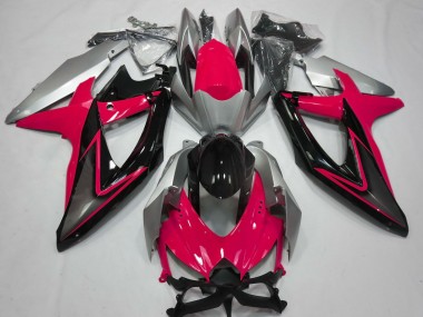Online 2008-2010 Suzuki GSXR 600-750 Fairings - Red and Silver