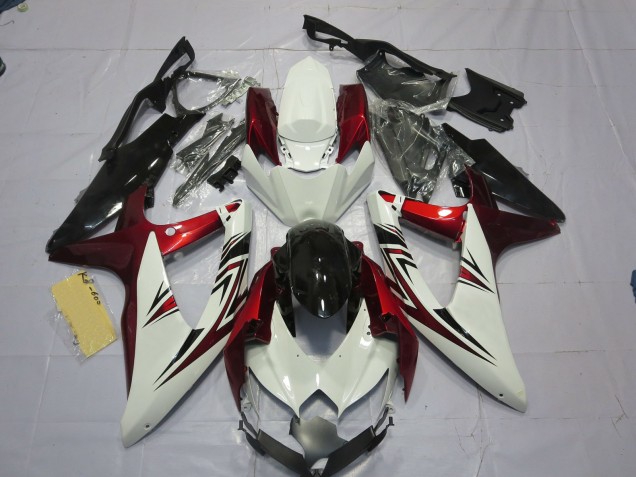 Online 2008-2010 Suzuki GSXR 600-750 Fairings - Red White Black Online 2008-2010 Suzuki GSXR 600-750 Fairings - Red White Black