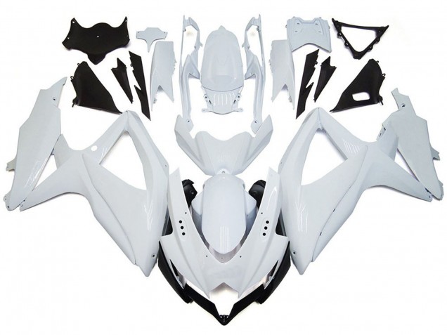 Online 2008-2010 Suzuki GSXR 600-750 Fairings - Shining Gloss White