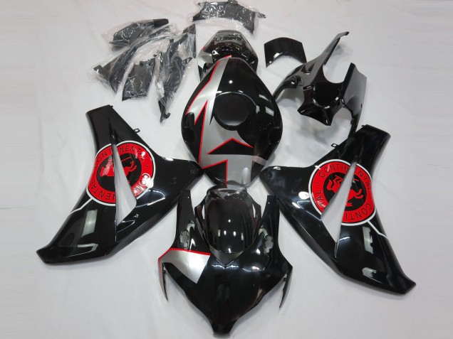 Online 2008-2011 Honda CBR1000RR Fairings - Gloss Black & Red Online 2008-2011 Honda CBR1000RR Fairings - Gloss Black & Red