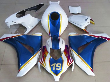 Online 2008-2011 Honda CBR1000RR Fairings - Gloss Blue and White