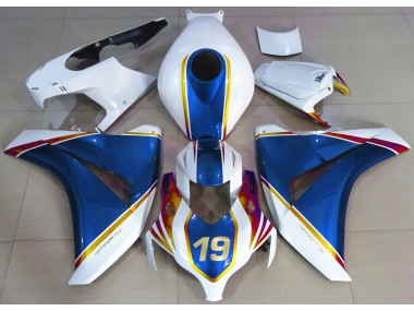 Online 2008-2011 Honda CBR1000RR Fairings - Gloss Blue and White