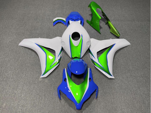 Online 2008-2011 Honda CBR1000RR Fairings - Gloss Green and Blue Online 2008-2011 Honda CBR1000RR Fairings - Gloss Green and Blue