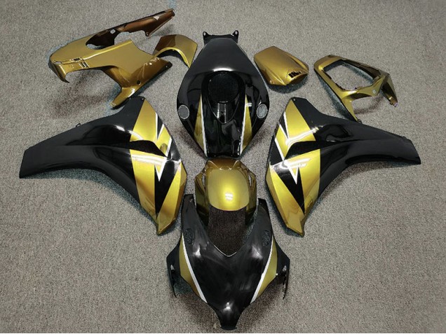 Online 2008-2011 Honda CBR1000RR Fairings - Gold and Black Online 2008-2011 Honda CBR1000RR Fairings - Gold and Black