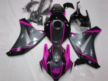 Online 2008-2011 Honda CBR1000RR Fairings - Gray Motul & Pink