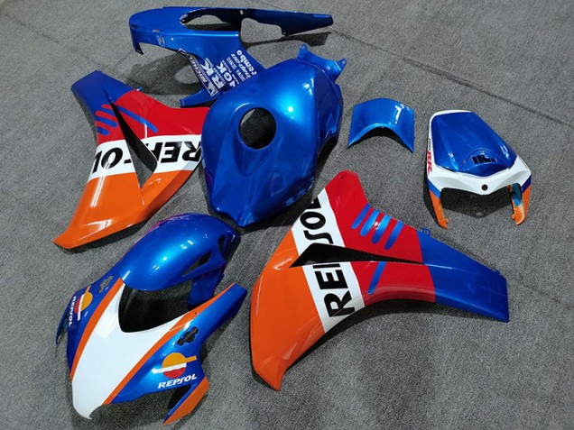 Online 2008-2011 Honda CBR1000RR Fairings - Pearl Blue Repsol Style Online 2008-2011 Honda CBR1000RR Fairings - Pearl Blue Repsol Style