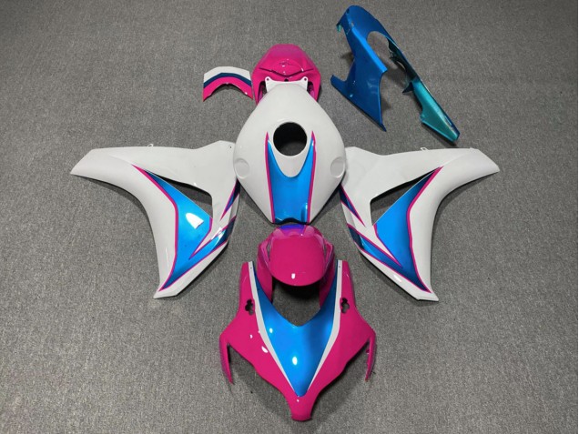 Online 2008-2011 Honda CBR1000RR Fairings - Pink and Blue Gloss Online 2008-2011 Honda CBR1000RR Fairings - Pink and Blue Gloss