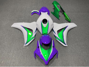Online 2008-2011 Honda CBR1000RR Fairings - The Joker Green and Purple Gloss
