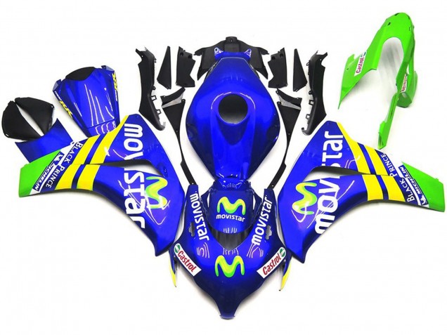 Online 2008-2011 Honda CBR1000RR Fairings - Vibrant MoviStar Online 2008-2011 Honda CBR1000RR Fairings - Vibrant MoviStar