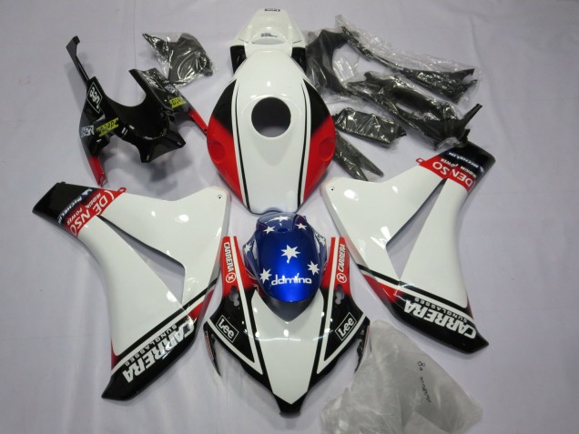Online 2008-2011 Honda CBR1000RR Fairings - White Carrera