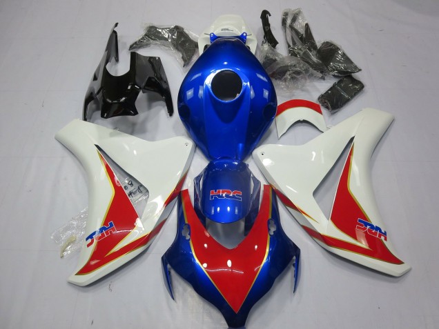 Online 2008-2011 Honda CBR1000RR Fairings - White Red and Deep Blue Online 2008-2011 Honda CBR1000RR Fairings - White Red and Deep Blue