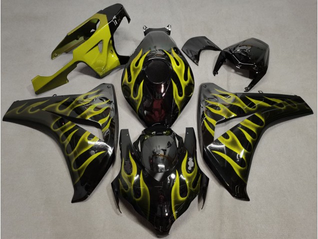 Online 2008-2011 Honda CBR1000RR Fairings - Yellow Flame Online 2008-2011 Honda CBR1000RR Fairings - Yellow Flame