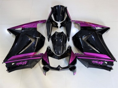 Online 2008-2013 Kawasaki Ninja 250 Fairings - Gloss Black & Purple