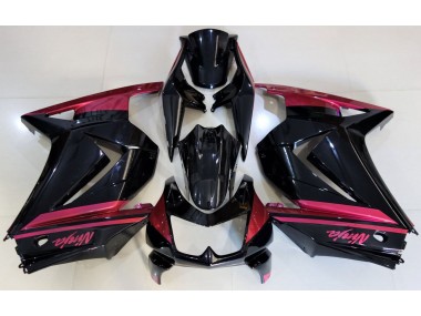 Online 2008-2013 Kawasaki Ninja 250 Fairings - Gloss Black & Red